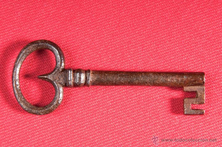 Antig&uuml;edades: LLAVE DE HIERRO FORJADO SIGLO XVIII - Foto 2