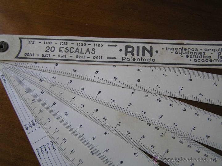 Antig&uuml;edades: ANTIGUO ESCALIMETRO DE CARTON - Foto 14