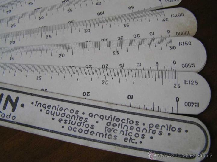 Antig&uuml;edades: ANTIGUO ESCALIMETRO DE CARTON - Foto 37