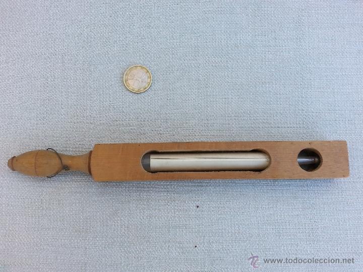 Antig&uuml;edades: ANTIGUO TERM&Oacute;METRO DE MADERA - Foto 2