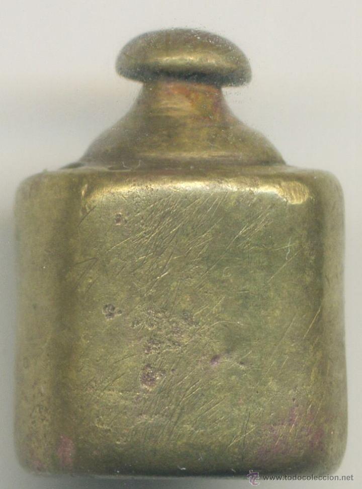 Antig&uuml;edades: pesa de bronce de 20 gramos - Foto 1