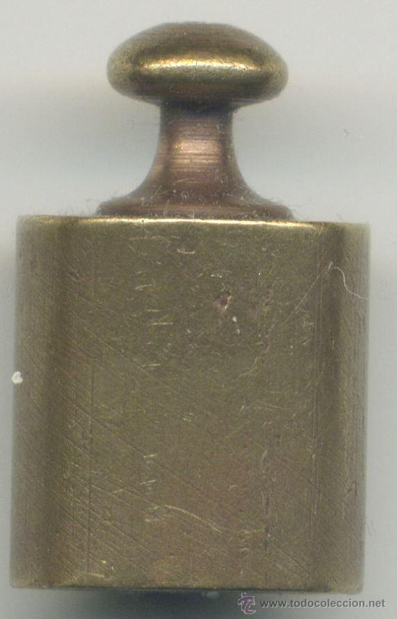 Antig&uuml;edades: pesa de bronce de 10 gramos - Foto 1