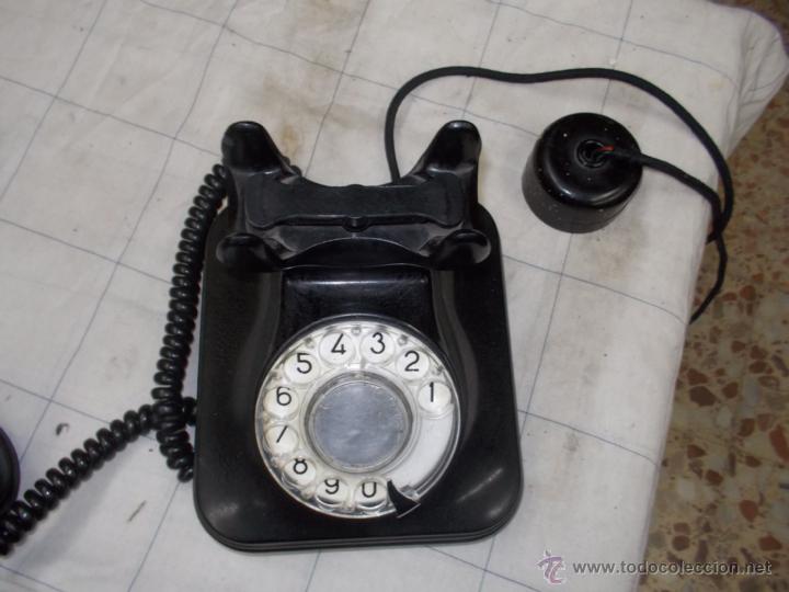 Tel&eacute;fonos: Telefono de sobremesa de baquelita - Foto 3