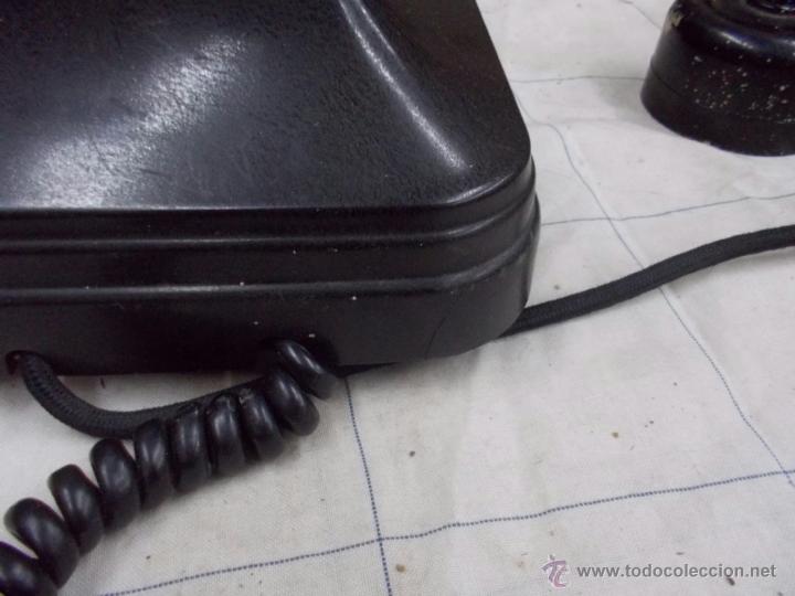 Tel&eacute;fonos: Telefono de sobremesa de baquelita - Foto 5