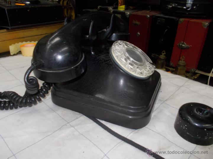 Tel&eacute;fonos: Telefono de sobremesa de baquelita - Foto 9