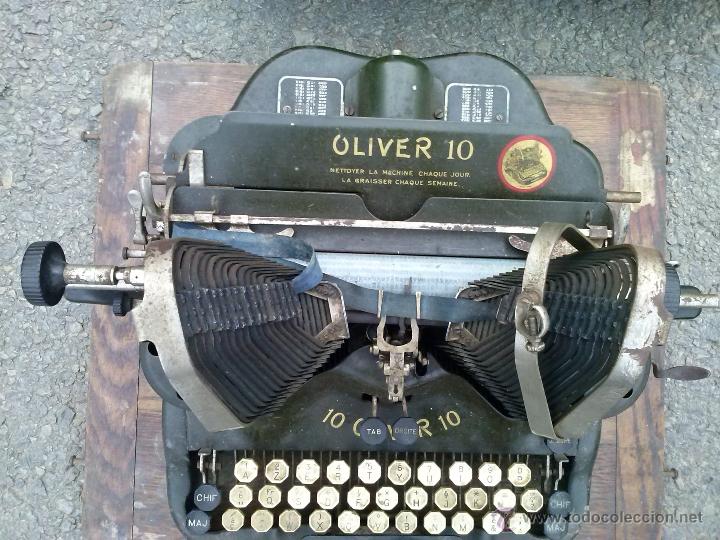 Antig&uuml;edades: MAQUINA DE ESCRIBIR OLIVER 10 - Foto 2