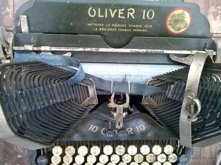 Antig&uuml;edades: MAQUINA DE ESCRIBIR OLIVER 10 - Foto 3