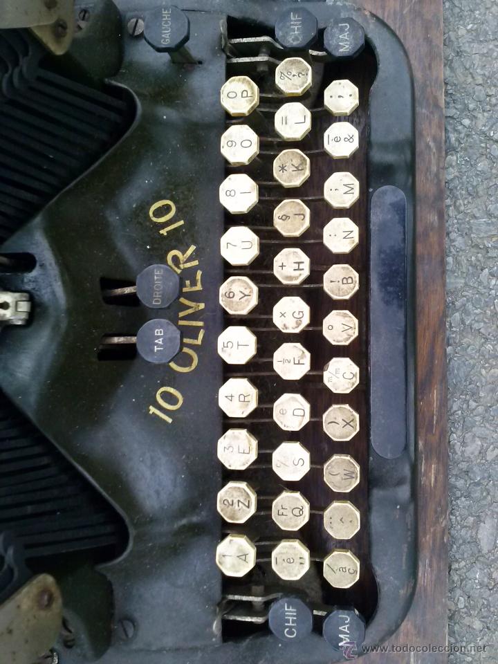 Antig&uuml;edades: MAQUINA DE ESCRIBIR OLIVER 10 - Foto 4
