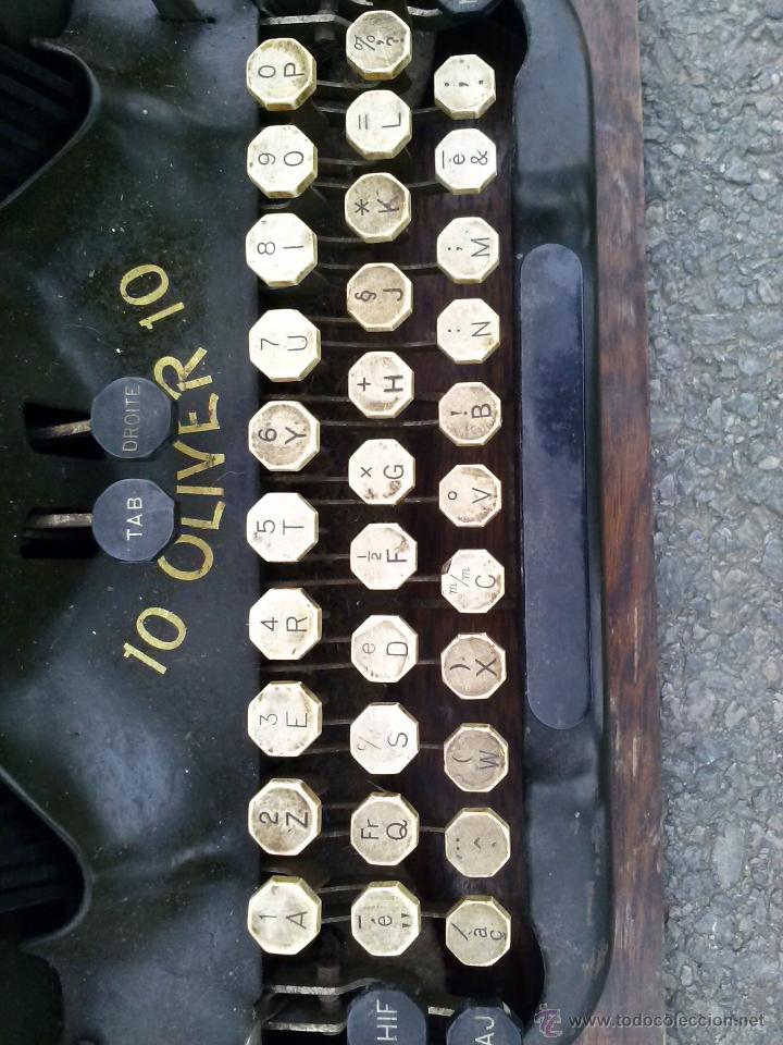Antig&uuml;edades: MAQUINA DE ESCRIBIR OLIVER 10 - Foto 5