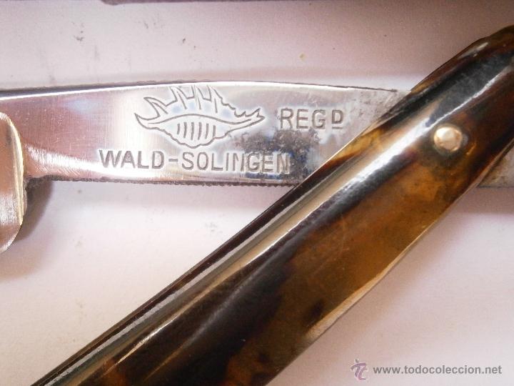 Antig&uuml;edades: Navaja de afeitar Wald Solingen 3083 - Foto 3