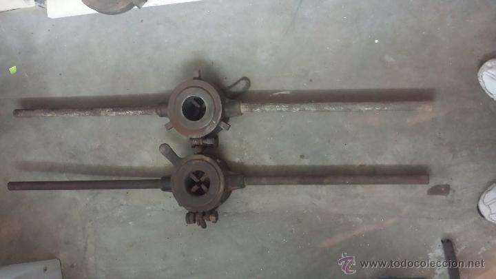 Antig&uuml;edades: LOTE DE 2 ANTIGUAS TERRAJAS - Foto 1