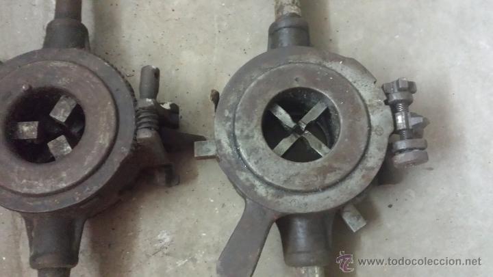 Antig&uuml;edades: LOTE DE 2 ANTIGUAS TERRAJAS - Foto 7