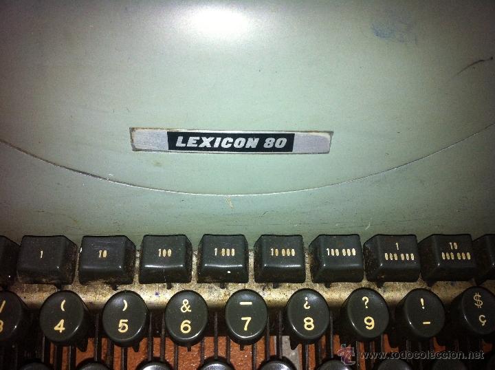 Antig&uuml;edades: MAQUINA ESCRIBIR HISPANO OLIVETTI - Foto 2