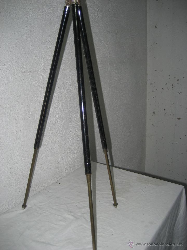 Antig&uuml;edades: TRIPODE ANTIGUO EXTENSIBLE - Foto 3