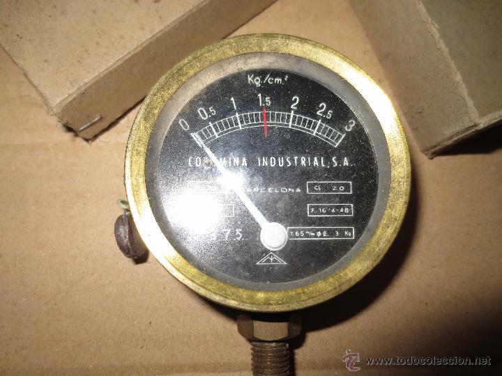 Antig&uuml;edades: reloj industrial. barcelona. a identificar. - Foto 1