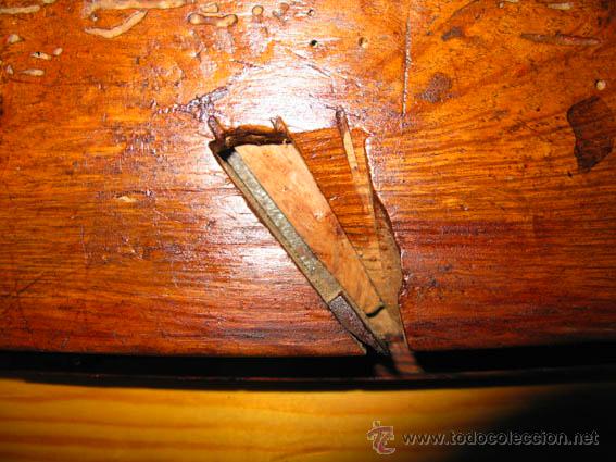 Antig&uuml;edades: cepillo de carpintero muy antiguo de moldura - Foto 3
