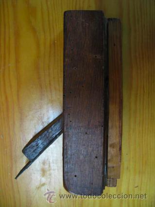 Antig&uuml;edades: cepillo de carpintero muy antiguo de moldura - Foto 2