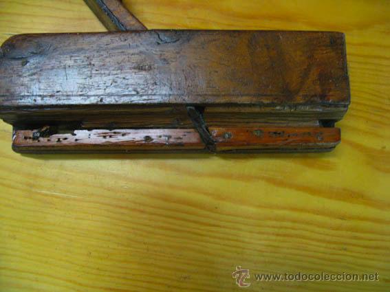 Antig&uuml;edades: cepillo de carpintero muy antiguo de moldura - Foto 5