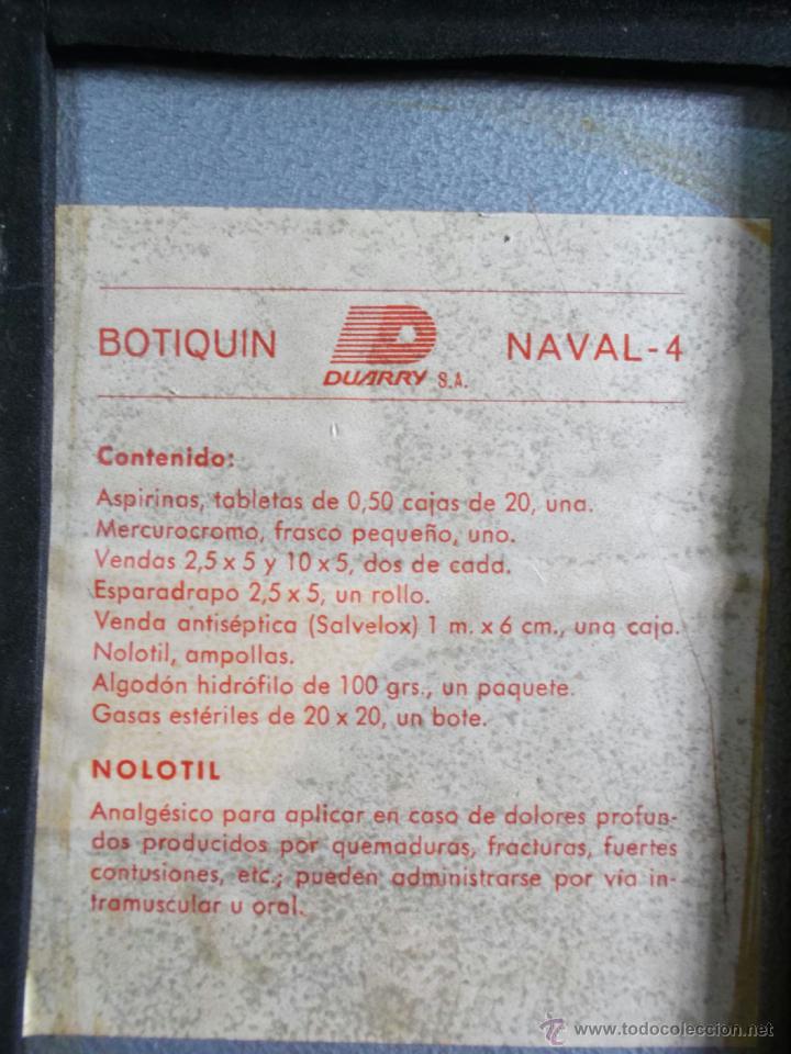 Antig&uuml;edades: Antiguo botiqu&iacute;n Duarry naval -4 - Foto 8