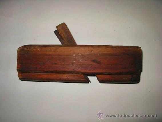 Antig&uuml;edades: cepillo de carpintero muy antiguo de moldura - Foto 1