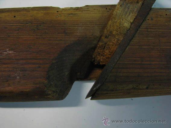 Antig&uuml;edades: cepillo de carpintero muy antiguo de moldura - Foto 3
