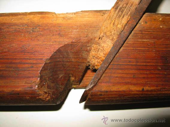 Antig&uuml;edades: cepillo de carpintero muy antiguo de moldura - Foto 4