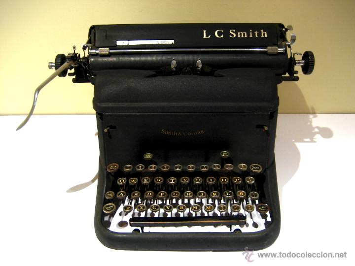 Consciente de espectro nivel máquina de escribir lc smith - smith & corona ( - Compra venta en  todocoleccion
