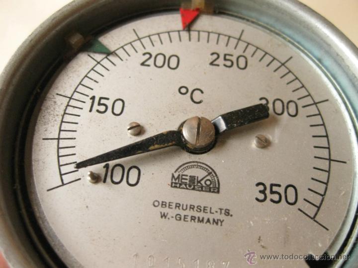 Antig&uuml;edades: TERMOMETRO MARCA MESSKO. HASTA 350 GRADOS - Foto 2
