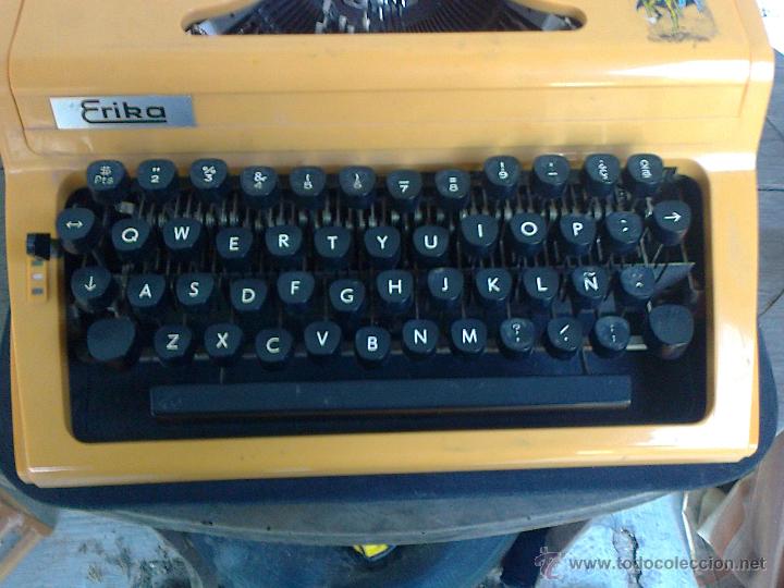 Antig&uuml;edades: MAQUINA DE ESCRIBIR MARCA ERIKA - Foto 5