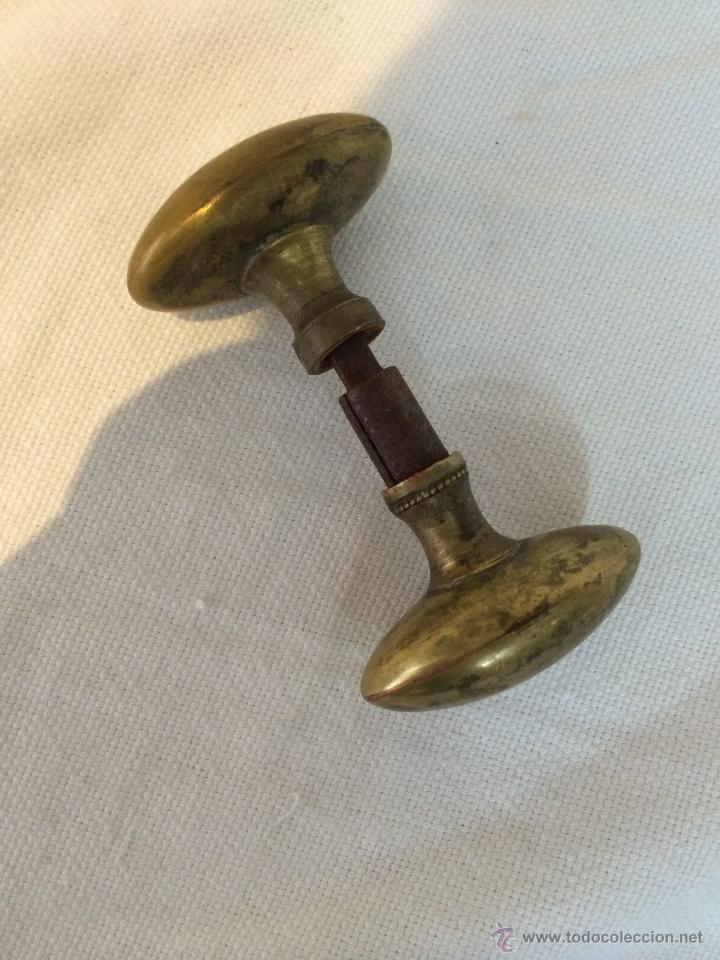 Antig&uuml;edades: ANTIGUO TIRADOR DE BRONCE - Foto 1