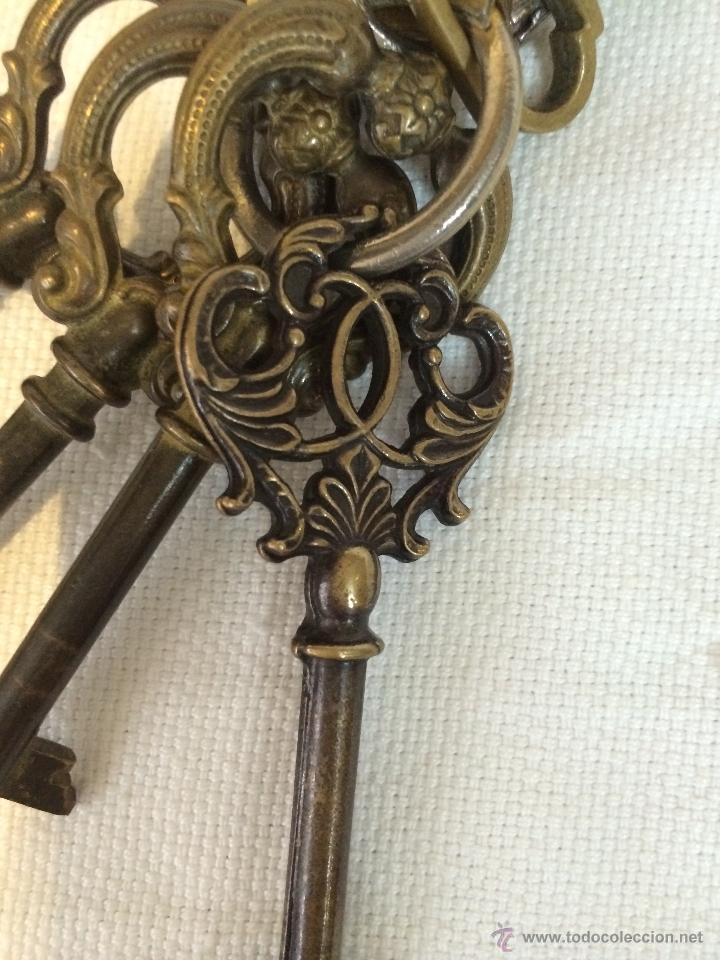 Antig&uuml;edades: 5 LLAVES ANTIGUAS DE BRONCE - Foto 2
