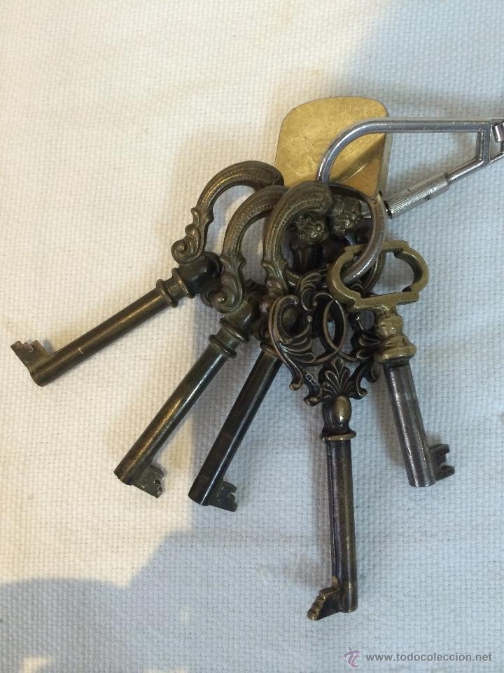 Antig&uuml;edades: 5 LLAVES ANTIGUAS DE BRONCE - Foto 3