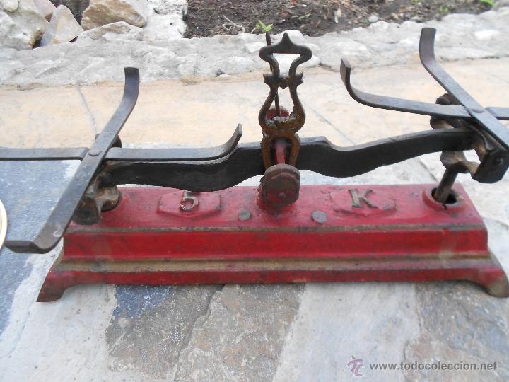 Antig&uuml;edades: ANTIGUA BALANZA DE 5 KILOS - Foto 9