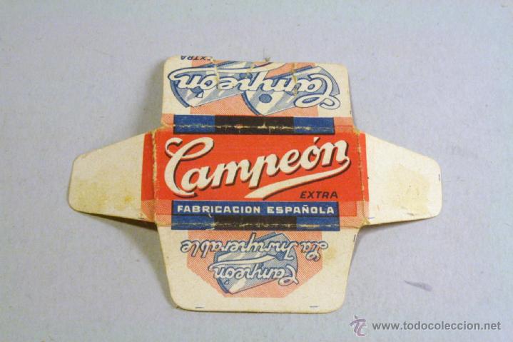 Antig&uuml;edades: Funda hoja de afeitar CAMPEON - Foto 1