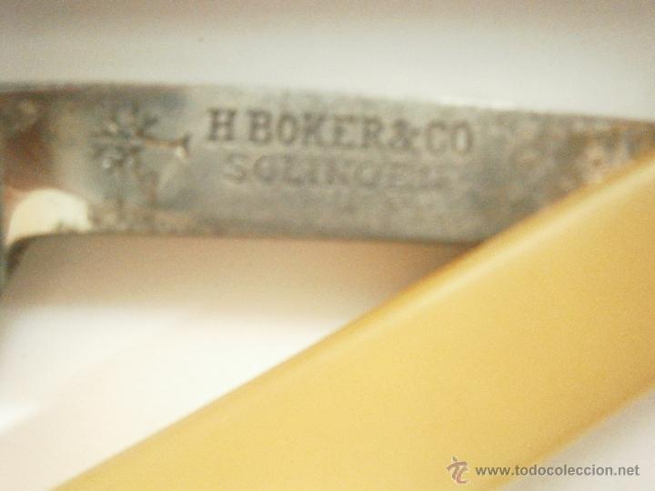 Antig&uuml;edades: Navaja de afeitar Boker Solingen - Foto 2