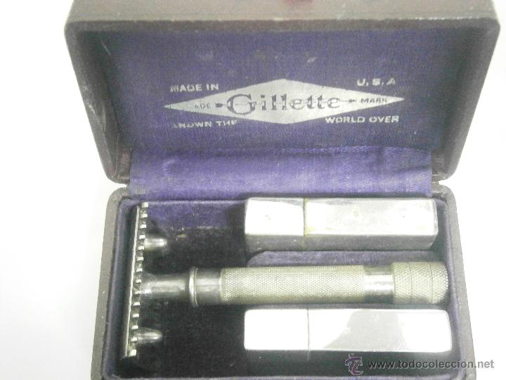 Antig&uuml;edades: Maquinilla de afeitar Gillette Single Ring Old Type 1917-1921 - Foto 1