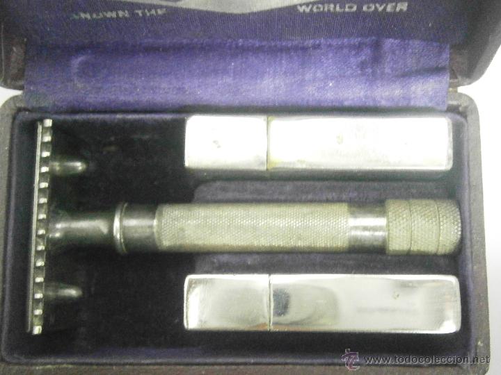 Antig&uuml;edades: Maquinilla de afeitar Gillette Single Ring Old Type 1917-1921 - Foto 2