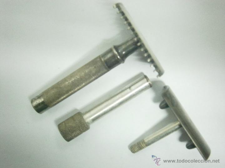 Antig&uuml;edades: Maquinilla de afeitar Gillette Single Ring Old Type 1917-1921 - Foto 4