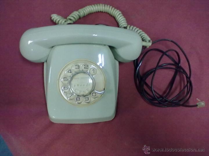 Tel&eacute;fonos: TELEFONO SOBREMESA GRIS VERDE CTNE FUNCIONANDO - Foto 1