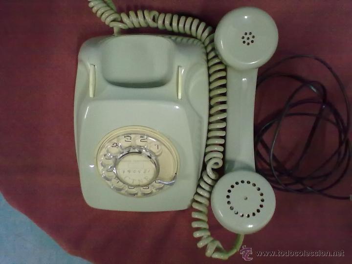 Tel&eacute;fonos: TELEFONO SOBREMESA GRIS VERDE CTNE FUNCIONANDO - Foto 2