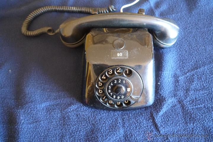 Tel&eacute;fonos: &Aacute;NTIG&Uuml;O TEL&Eacute;FONO EN BAKELITA - Foto 2