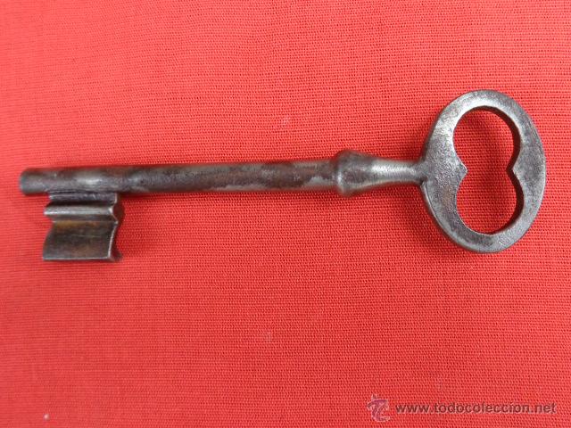 Antig&uuml;edades: Antigua llave maciza de forja LL-146 - Foto 1