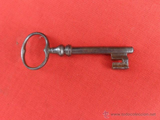Antig&uuml;edades: Antigua llave maciza de forja LL-153 - Foto 1