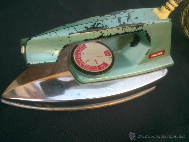 Antig&uuml;edades: ANT&Iacute;GUA PLANCHA ELECTRICA PHILIPS - Foto 2