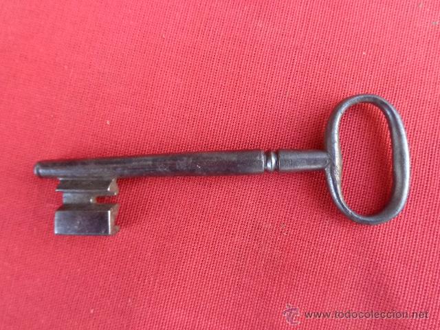 Antig&uuml;edades: Antigua llave de forja maciza LL-181 - Foto 2