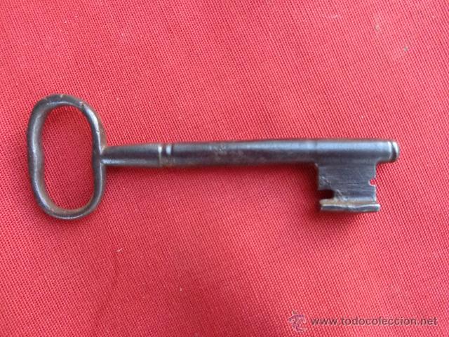 Antig&uuml;edades: Antigua llave maciza de forja LL-189 - Foto 1