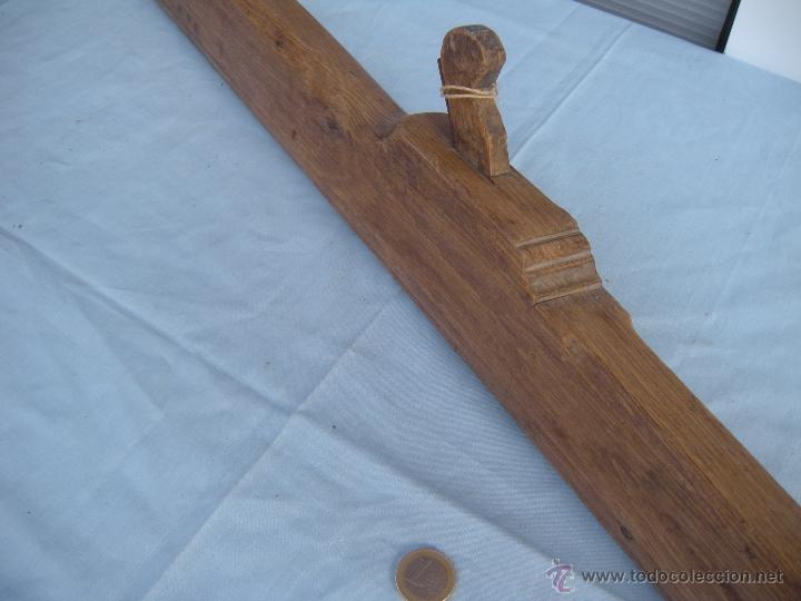 Antig&uuml;edades: ANTIGUO CEPILLO GARLOPA MEDIA JUNTERA CARPINTERO. - Foto 4