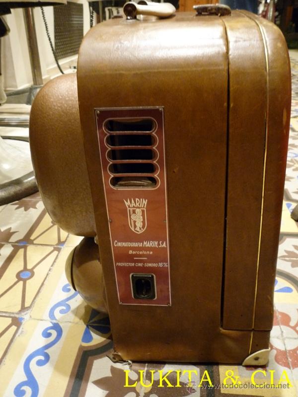 Antig&uuml;edades: ANTIGUO PROYECTOR DE CINE Y ALTAVOZ MAR&Iacute;N 16 MM - Foto 2