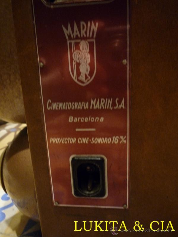 Antig&uuml;edades: ANTIGUO PROYECTOR DE CINE Y ALTAVOZ MAR&Iacute;N 16 MM - Foto 3