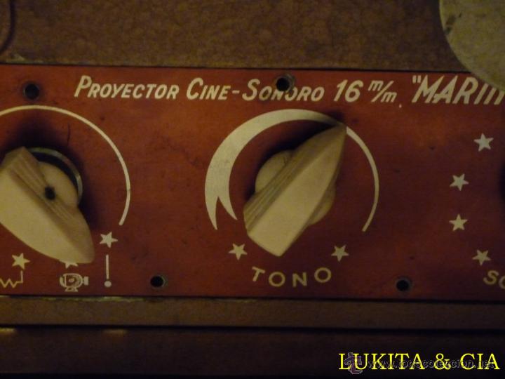 Antig&uuml;edades: ANTIGUO PROYECTOR DE CINE Y ALTAVOZ MAR&Iacute;N 16 MM - Foto 7